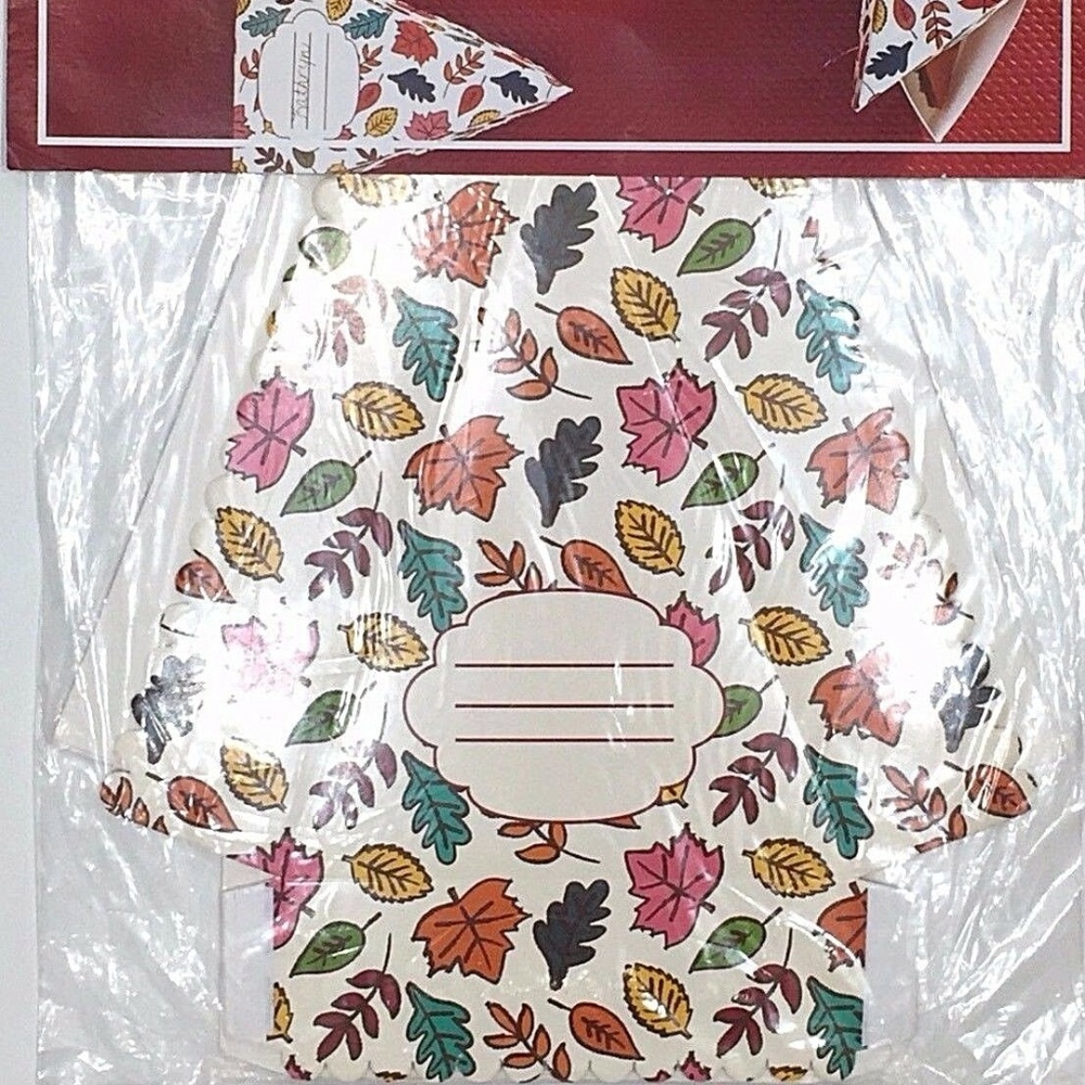 Thanksgiving Autumn Fall Leaves Pie Boxes Set of 3